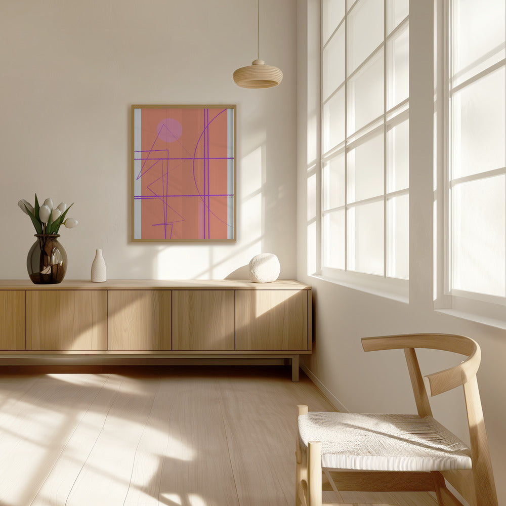 Angular Lines No 11 Poster